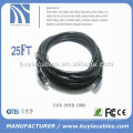 Новый 25FT 24AWG Cat6 550MHz UTP Ethernet Голый медный сетевой кабель